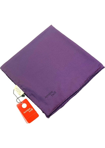 Düz Twill Eşarp - Mor