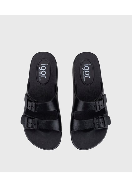 Habana Çift Bantlı Sandalet Negro / Black