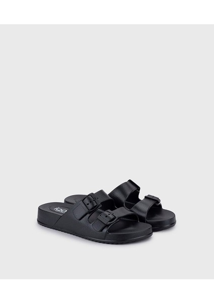 Habana Çift Bantlı Sandalet Negro / Black