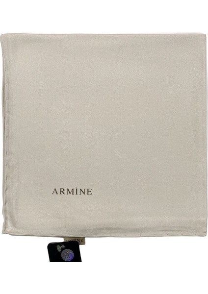 Düz Ipek Eşarp - 1413 Açık Taş Twill