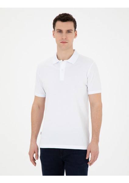 Erkek Beyaz Slim Fit Basic Tişört 50280754-VR013 modelleri