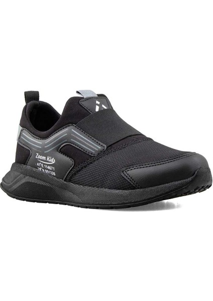 Zoom Aqua Yumuşak Esnek Hafif Nefes Alabilen Çocuk File Sneaker Spor Ayakkabı Füme Turuncu