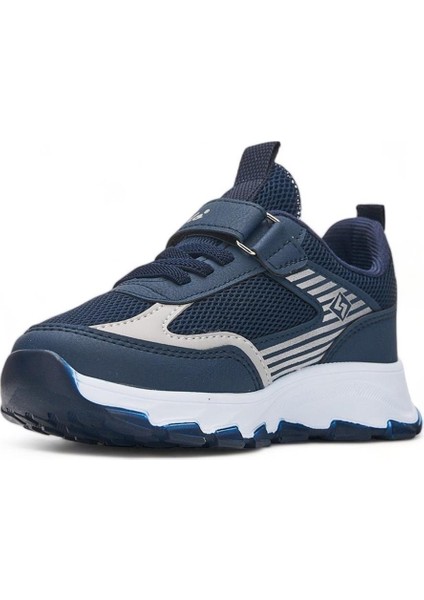 Spido Cırtlı Yumuşak Esnek Hafif Nefes Alabilen File Erkek Çocuk Sneaker Spor Ayakkabı Lacivert fiyatları