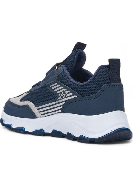 Spido Cırtlı Yumuşak Esnek Hafif Nefes Alabilen File Erkek Çocuk Sneaker Spor Ayakkabı Lacivert modelleri