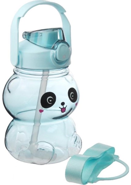 Panda Tasarımlı Polikarbon Plastik Suluk Matara 1200 ml
