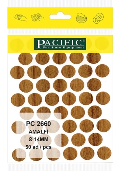 Amalfı Pacific Yapışkanlı Tapa -14 mm