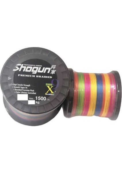 9x Braid Ip Misina 1500MT 0,23MM Multicolor