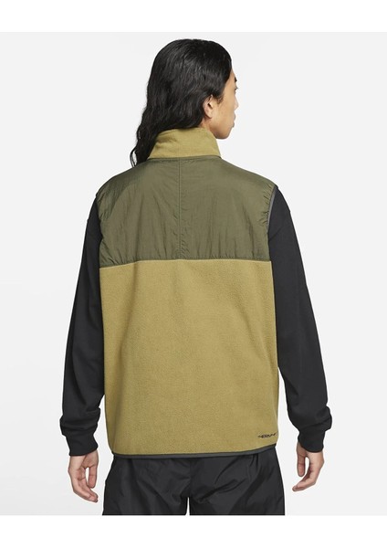 Sportswear Therma-Fit Fleece Full-Zip Erkek Fermuarlı Yeşil Polarlı Yelek DZ5438 fiyatları