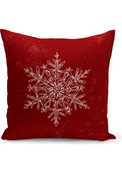 Yılbaşı Serisi Çift Tarafı Dijital Baskılı Kırlent Kılıfı (Christmas Noel Cushion Cover)