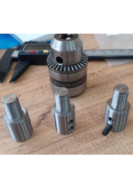 10 mm Mandren Otomatik Mandrel Okul Proje Ödev Hobi Uygulama 5 mm-8 mm-10 mm Motora Bağlama Kaplin