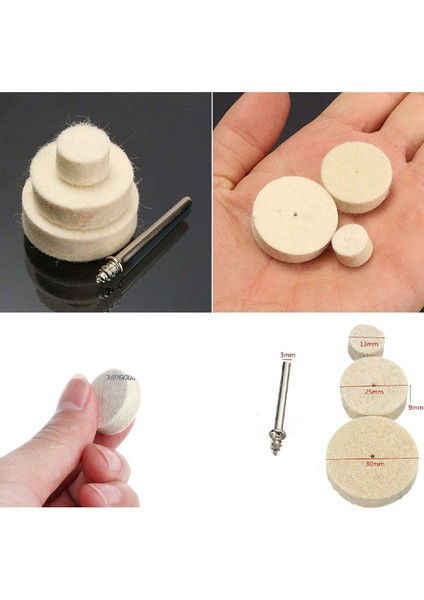 Dremel Vb Uyumlu 30 Parça Keçe Mandren Seti fiyatları