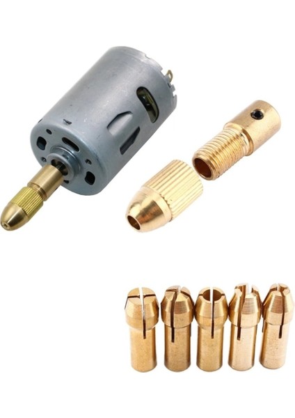 Motor Için Otomatik Mandrel 5 Pensetli Üniversal Okul Proje Ödev Hobi Uygulama 3.17 mm Motor Giriş