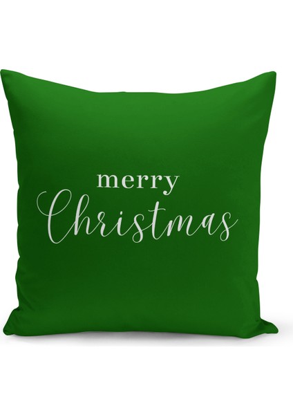 Yılbaşı Serisi Çift Tarafı Dijital Baskılı Kırlent Kılıfı (Christmas Noel Cushion Cover)