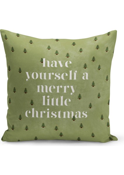 Yılbaşı Serisi Çift Tarafı Dijital Baskılı Kırlent Kılıfı (Christmas Noel Cushion Cover)