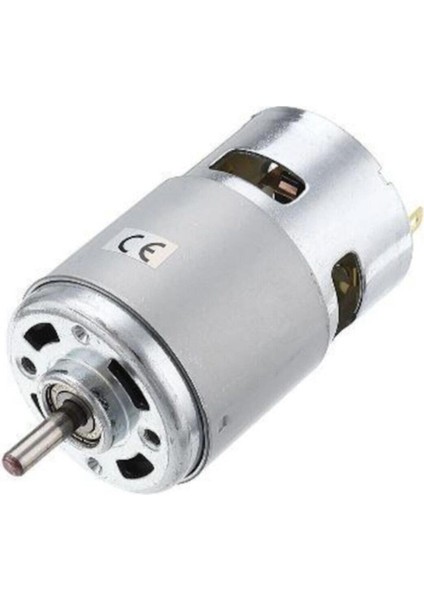 Dc Motor Rs 775 12-36V Soğutuculu Bilyalı Motor Cnc Uygulma Proje Ödev