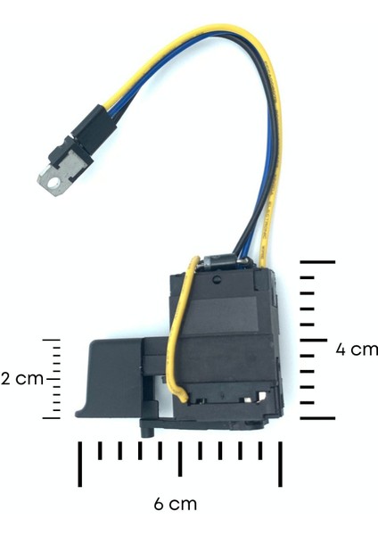 Elektronik Hız Kontrol Tetik Dc Motor Şarjlı Matkap Tetiği Sağ Sol Dönüşümlü Anahtarlı