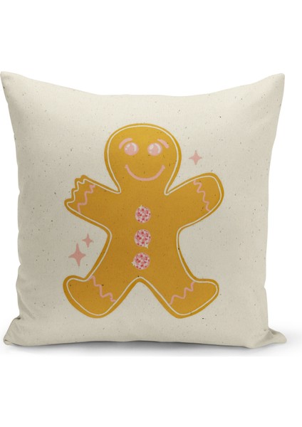 Yılbaşı Serisi Çift Tarafı Dijital Baskılı Kırlent Kılıfı (Christmas Noel Cushion Cover)