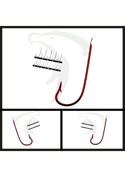 Uyguna-Yakala (100'LÜ) No: 3 Kırmızı İĞNE-İĞN.604