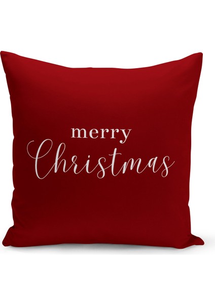Yılbaşı Serisi Çift Tarafı Dijital Baskılı Kırlent Kılıfı (Christmas Noel Cushion Cover)
