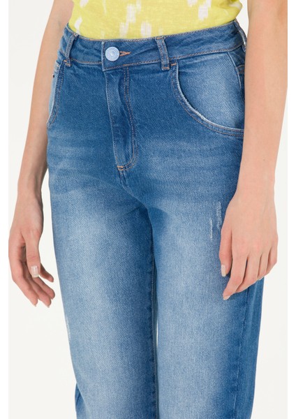 Kadın Mavi Pantolon (Jean) 50266288-DN0022