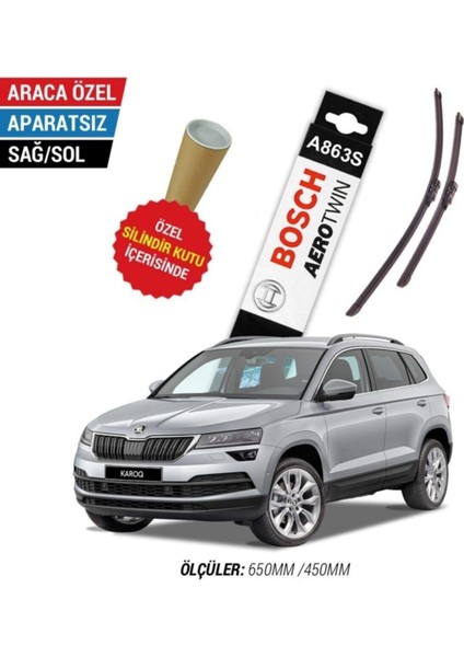 Skoda Karoq Silecek Takımı (2018-2021) Aerotwin A863S