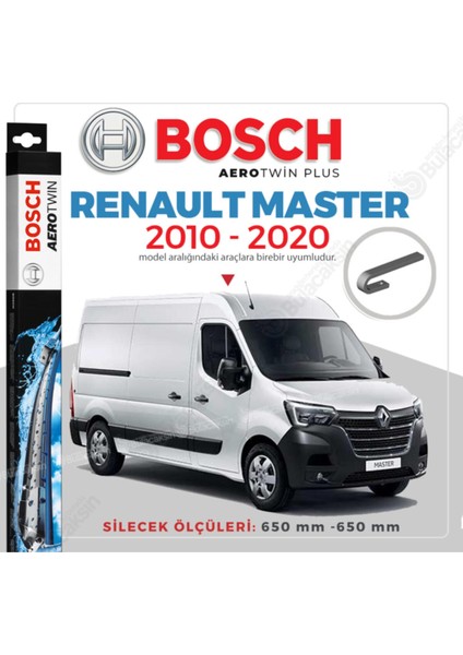 Aerotwin Renault Master 2010 - 2020 Ön Muz Silecek Takımı