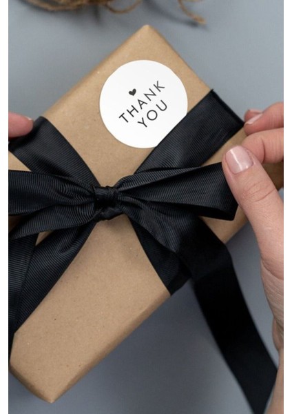 Sticker Thank You Kuşe 70 Adet