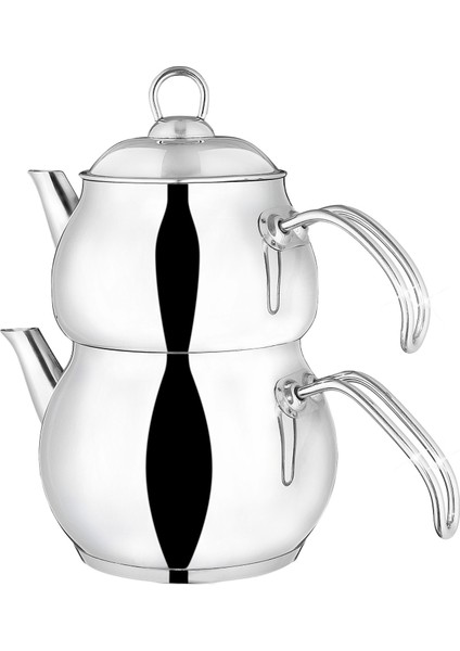 Küre Mini Boy Metal Kulp Çaydanlık Takımı