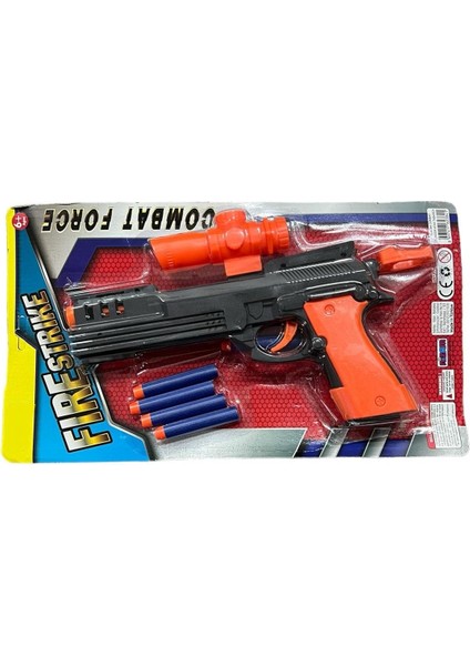 Sünger Dart Atan Combat Tabanca -Fire Strake Soft Nerf Mermi Atan Tabanca 30 cm