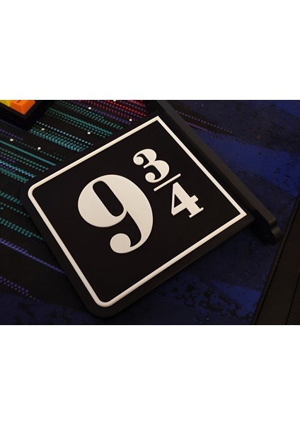 Harry Potter Platform 9 3/4 Tabelası - Harry Potter Tren Tabelası