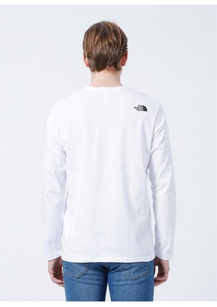 M L/s Half Dome Tee - Eu White