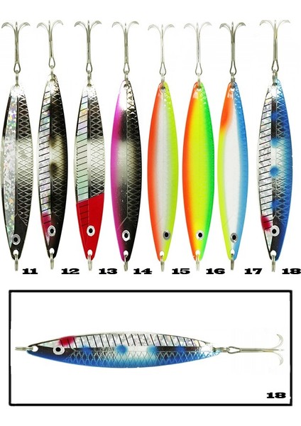 Perfecto 6121 Lüfer Kaşığı 28GR 9cm Renk: 17 modelleri