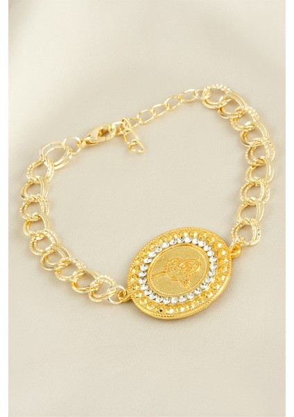 Osmanlı Tuğrası Taşlı Bileklik