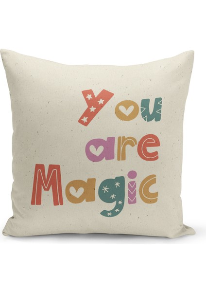Çocuk Bebek Serisi Çift Tarafı Dijital Baskılı Kırlent Kılıfı (Kids Children Cushion Cover)