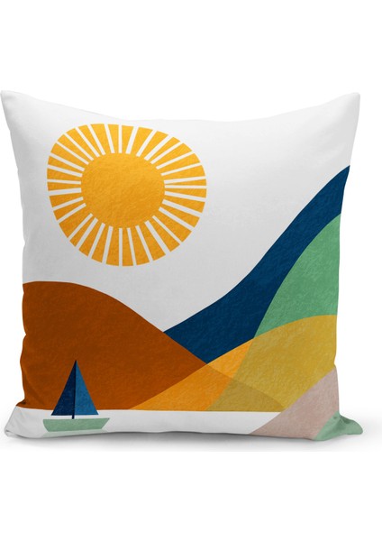 Çocuk Bebek Serisi Çift Tarafı Dijital Baskılı Kırlent Kılıfı (Kids Children Cushion Cover)