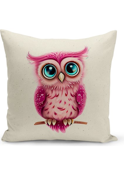 Çocuk Bebek Serisi Çift Tarafı Dijital Baskılı Kırlent Kılıfı (Kids Children Cushion Cover)
