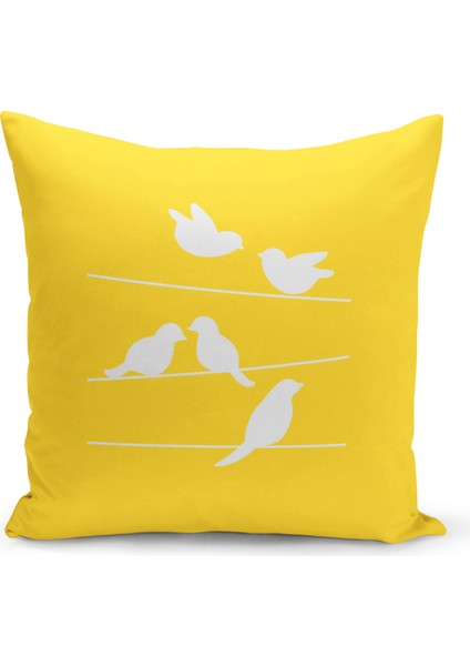 Çocuk Bebek Serisi Çift Tarafı Dijital Baskılı Kırlent Kılıfı (Kids Children Cushion Cover)