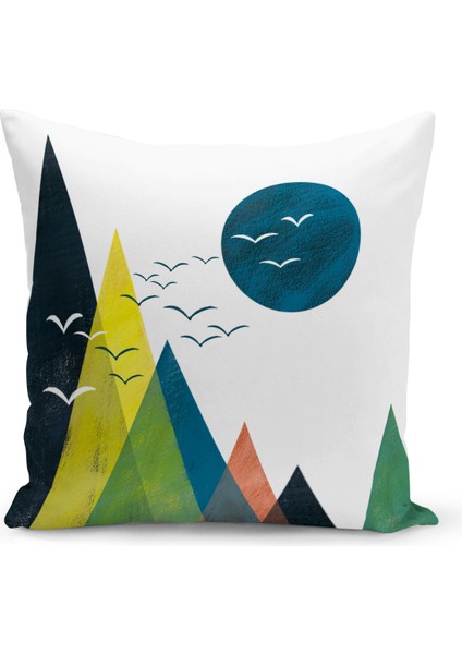 Çocuk Bebek Serisi Çift Tarafı Dijital Baskılı Kırlent Kılıfı (Kids Children Cushion Cover)