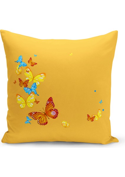 Çocuk Bebek Serisi Çift Tarafı Dijital Baskılı Kırlent Kılıfı (Kids Children Cushion Cover)
