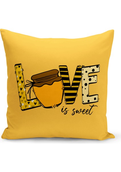 Çocuk Bebek Serisi Çift Tarafı Dijital Baskılı Kırlent Kılıfı (Kids Children Cushion Cover)