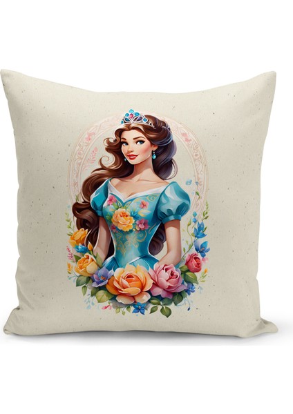 Çocuk Bebek Serisi Çift Tarafı Dijital Baskılı Kırlent Kılıfı (Kids Children Cushion Cover)