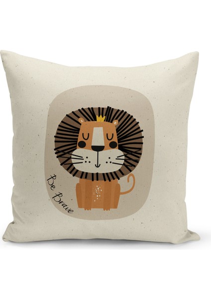Çocuk Bebek Serisi Çift Tarafı Dijital Baskılı Kırlent Kılıfı (Kids Children Cushion Cover)