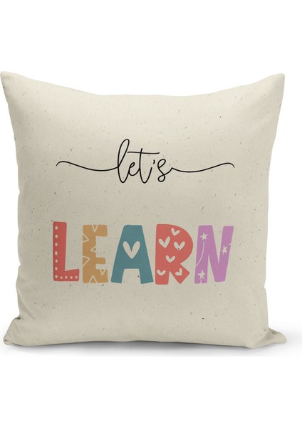 Çocuk Bebek Serisi Çift Tarafı Dijital Baskılı Kırlent Kılıfı (Kids Children Cushion Cover)
