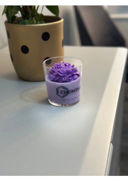 Chemdle Şakayıklı Bardak Mum