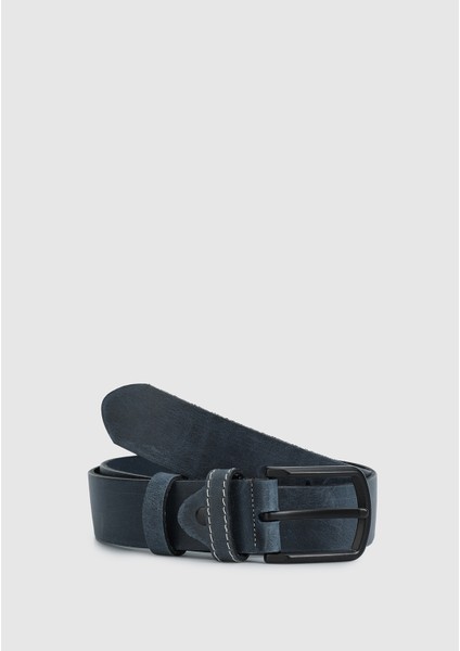 Lacivert Provoq 012 Lacivert Erkek Deri Kemer