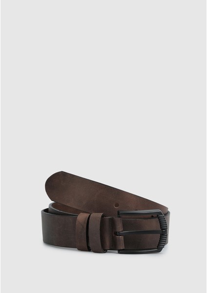 Kahve Provoq 011 Kahve Erkek Deri Kemer