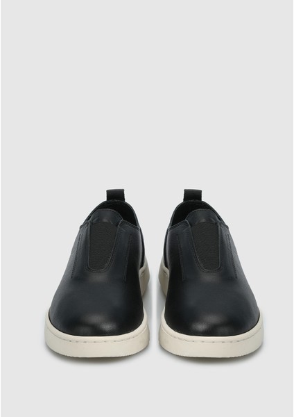 Siyah Deri Kadın Ayakkabı modelleri