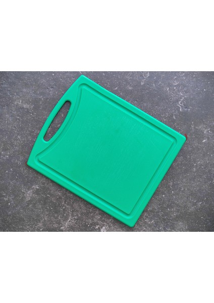 Polietilen Kesim Tahtası Yeşil 32,5*26,5*1 cm