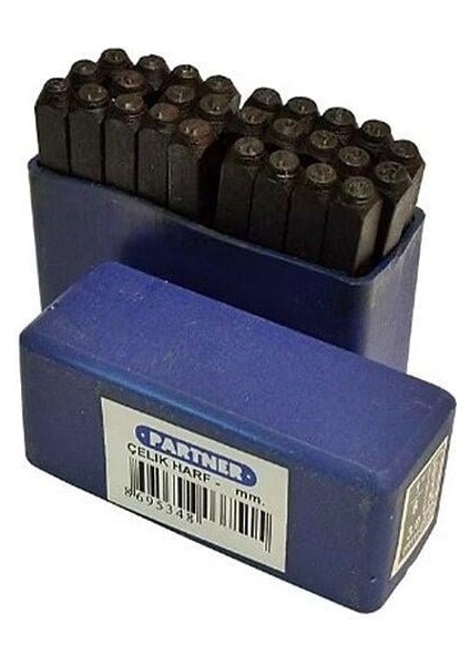 Çelik Harf 10 mm 27 Parça