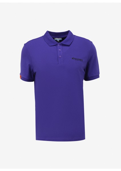Mor Erkek Basic Polo T-Shirt D4SM-TST3248
